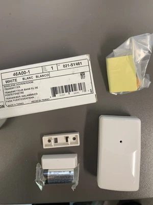 $55 • Buy Leviton 46A00-1 Wireless Door/Window Transmitter - White - NEW!