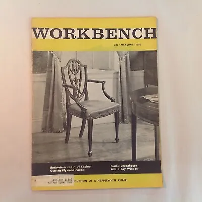 Vintage May-Jun 1962 WORKBENCH Magazine Hi-Fi Cabinet Plastic Greenhouse Bay Wdw • $10.99