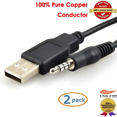 USB 3D Sound Car External Converter 3.5mm Male AUX Audio Jack To USB 2.0 Cable • $18.04