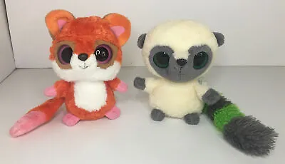YooHoo And Friends Red Fox And Lemur 6” Plush Soft Toy Bundle • £6.99