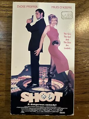 Shoot VHS Action Comedy DeDee Pfeiffer Miles O'Keefe Triboro 1993 • $5