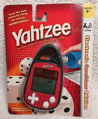 Yahtzee Handheld Electronic Game Clip-on Dice Die Carabiner Hasbro Basic Fun NEW • $20.54