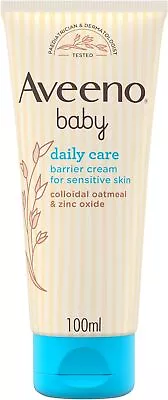 Aveeno Baby Daily Care Barrier Cream 100ml Baby Nappy Cream • £6.50