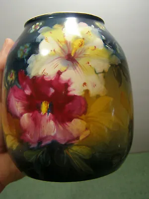 Antique 1890's Royal Bonn Floral Vase By Franz Mehlem - Germany • $80