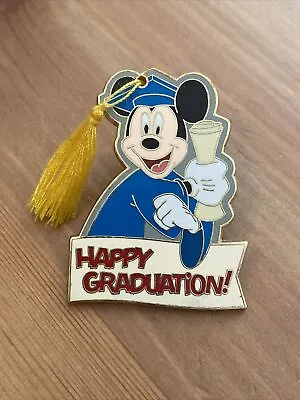 $19.99 • Buy 2005 Mickey Mouse Happy Graduation Tassel Disney Pin