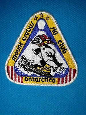 4  Navy  Mcmurdo Station  Antarctica Mount Erebus Ski Club Patch Rare • $99.95