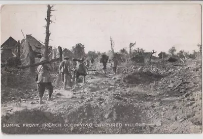 WW1 Postcard French At Somme Front YMCA Australian ANZAC Knaphill Camp Unused  • $35