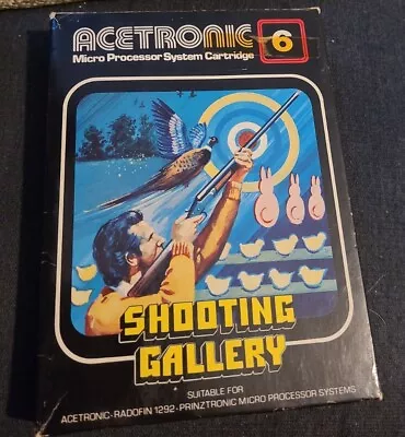 £9.99 • Buy Acetronic TV Game System Cartridge ~ Shooting Gallery ~ No.6 ~ Boxed