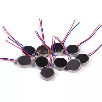 2/5/10pcs DC3V Pager Cell Phone Mobile Coin Flat Vibrating Vibration Micro Motor • $0.99