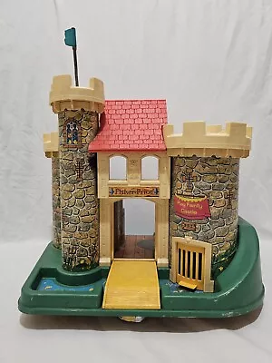 Vintage 1974 Little People Fisher Price Play Family Castle #993  *CASTLE ONLY* • $33.31