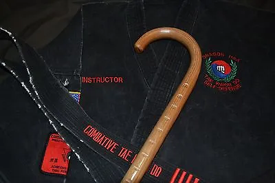 Black Belt Training Cane - Martial Arts- Made In The Usa • $87.50