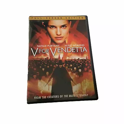 V For Vendetta (Full Screen Edition) - DVD By Natalie Portman • $1.11