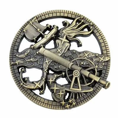 $11.37 • Buy DEVEN RUE TELESCOPE Fantasy RPG Metal Map Token Paperweight Campaign Coins