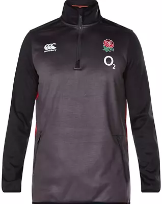 England Rugby Men's Top (Size S) Canterbury Thermoreg 1/4 Zip Top - New • £29.99