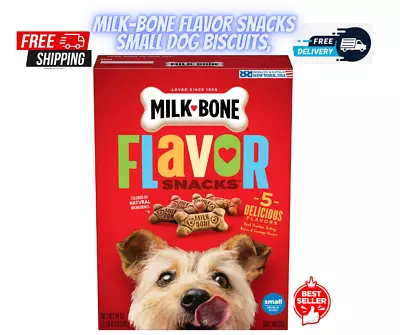 Milk-Bone Flavor Snacks Small Dog Biscuits Flavored Crunchy Dog Treats 24 Oz • $6.79