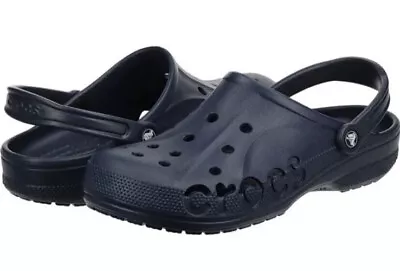 £32.99 • Buy Crocs Baya Clogs Unisex Navy Adult Size UK 8 Mens Brand New✅