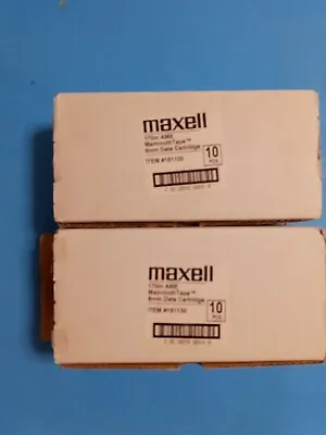 20 MAXELL 170m AME Mammoth 8mm 20GB Data Tape Cartridges P/N 151130 NEW • $145