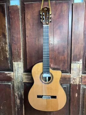 Cordoba C7-CE CD Solid Top Cutaway Rosewood Classical Electric Acoustic Guitar • $250