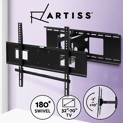 $50.95 • Buy Artiss TV Wall Mount Bracket Full Motion Tilt Swivel 32 40 42 50 52 60 65 70 