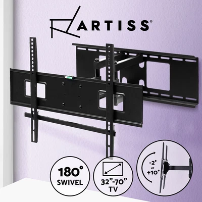 $50.95 • Buy Artiss TV Wall Mount Bracket Full Motion Tilt Swivel 32 40 42 50 52 60 65 70 