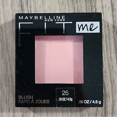 Maybelline Fit Me! Blush 25 Pink .16oz New & Sealed Makeup (Mix & Match) • $4.49