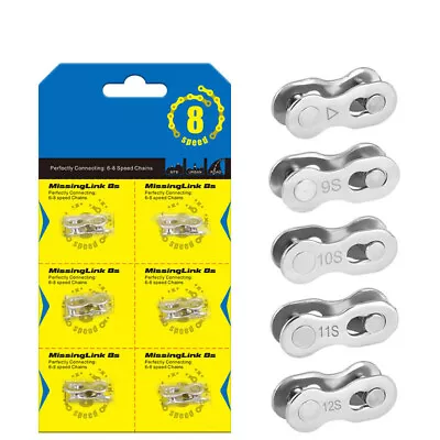 6 Pairs Bicycle Chain Link 6/7/8/9/10/11/12 Speed Chain For Mountain Bike • $11.80