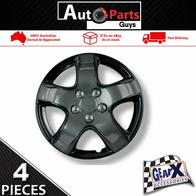 Wheel Cover Trim Hub Cap 14'' Grayia Ice Black/charcoal  Set Of 4 • $68.99