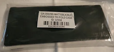 $16.22 • Buy Quay Matte Black Embossed Tri-Fold Case CASE ONLY (NO GLASSES)