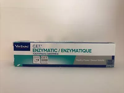 VIRBAC C.E.T. Enzymatic Dog & Cat Toothpaste - Poultry Flavor 2.5 Oz Exp 8/2026 • $12.49