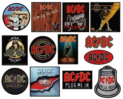 £2.99 • Buy Official AC/DC ACDC SEW ON PATCH - DIRTY DEEDS High Voltage LOGO Hells Bells 
