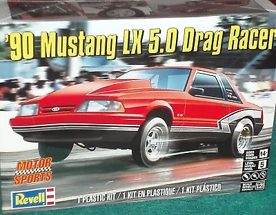 Revell 1990 Ford Mustang 5.0 1/25 Plastic Model  Sealed Skill 5 Pro Street • $69.99