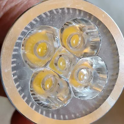 $5 • Buy MR16 LED Downlight Globes-5 X 1 W, Warm White (2800-3200K)-lightly Used LOT Of 9