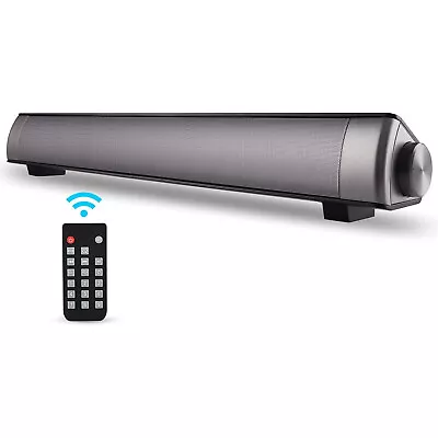 Bluetooth 5.0 Wireless TV Soundbar Speaker 360° Sound Bar Theater Home Subwoofer • £20.89