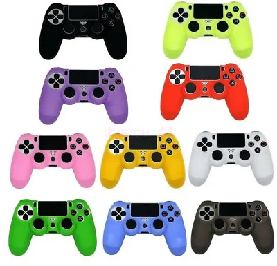 $16.58 • Buy HOT Soft Silicone Controller Case Skin Cover For Playstation4/SLIM/PS4/PRO Store