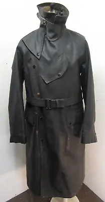 Vintage 40's Belstaff Supersenia Tt Stormcoat Motorcycle Jacket Size L • $993.44