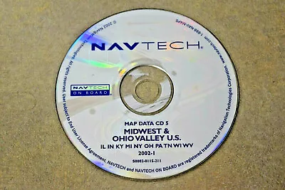 £22.23 • Buy Navtech MIDWEST & OHIO VALLEY Navigation Sat Nav Map Data CD Land Rover BMW DVD