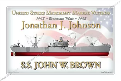 Merchant MarineJohn BrownSSUSCGLibertyshipSteamerFreightervictory • $75