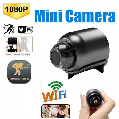 1080P Mini Wireless Wifi IP Camera Spy Hidden HD Home Security Night Vision Cam • £7.99