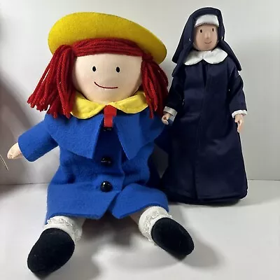 Madeline 15  Dressable Doll Plush 1994 + Miss Clavel 2000 Nun School Teacher • $32.95