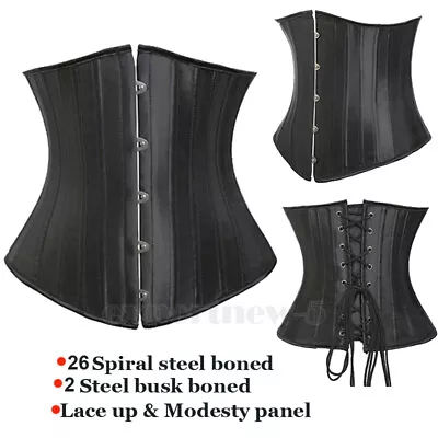 Women's Basques And Corsets Burlesque Lingerie Waist Training Shaper Corset Tops • £22.79