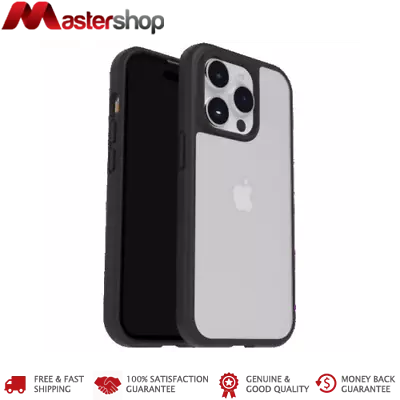 OtterBox React IPhone 15 Pro Max 6.7 Case Clear/Black • $38