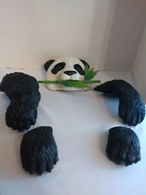 Panda Bear Ceramic Wall Art • $65