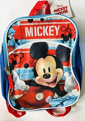 Disney Mickey Mouse 11  Kids Mini Cute Toddler Backpack Pre School Bookbag  • $12