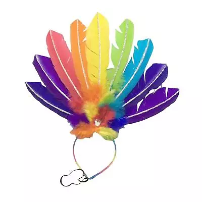 Carnival Feather Headdress Dance Headpiece For Festivals Cosplay Dance Show • $10.49