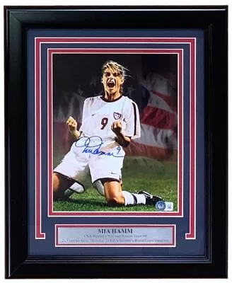 Mia Hamm Signed Framed 8x10 USA Womens Soccer Collage Photo BAS ITP • $179.99