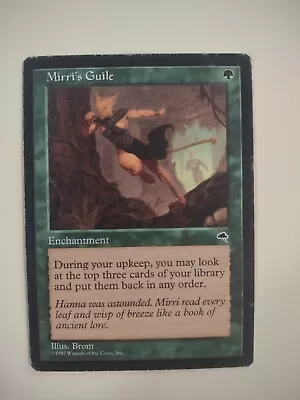 Mirri's Guile - Tempest MTG Rare Green Enchantment LP • $26