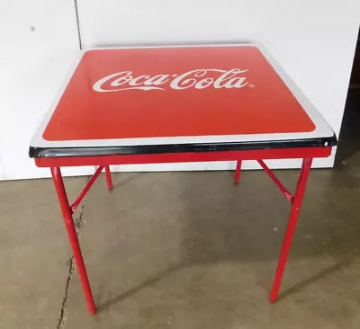 Coca Cola Complete Metal Table #12-Mexican-Restaurant- Bar-29x29-Soda-Vintage • $279.97