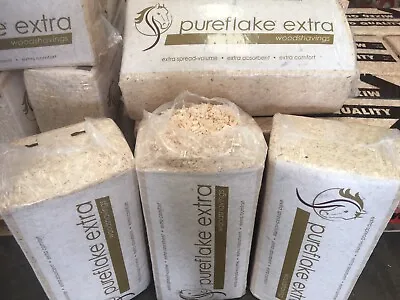 Pureflake Extra Shaving Sold PREMIUM Equine Bedding Horse Litter CLEAN DUST FREE • £19.99