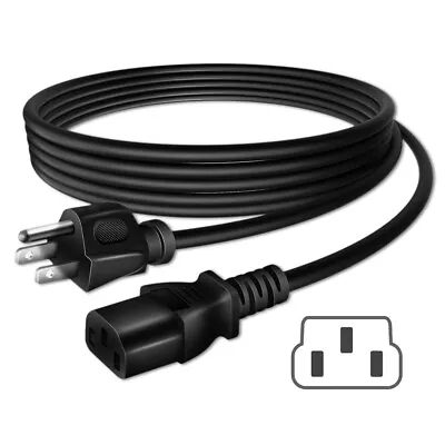 UL 6ft 3-Prong AC Power Cord Cable For Guitar Amp PC Fender Passport And More • $9.18