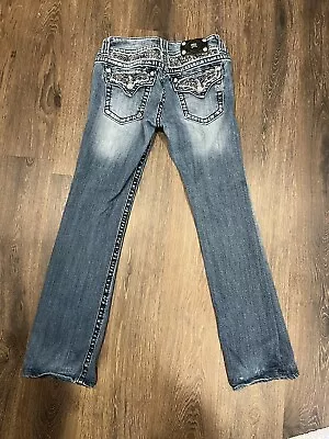 MissMe 31 JP6085B Boot Cut Blue Jeans. • $20